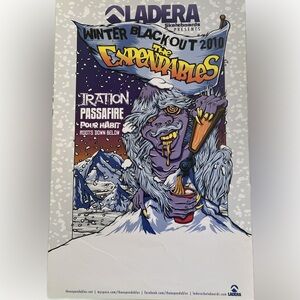 Ladera Skateboards Winter Blackout T 2010 Poster